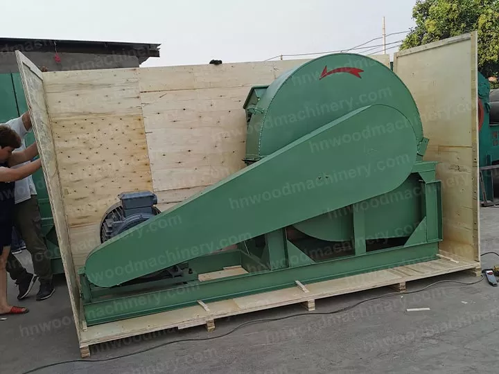 Sawdust making machine exported to Jordan