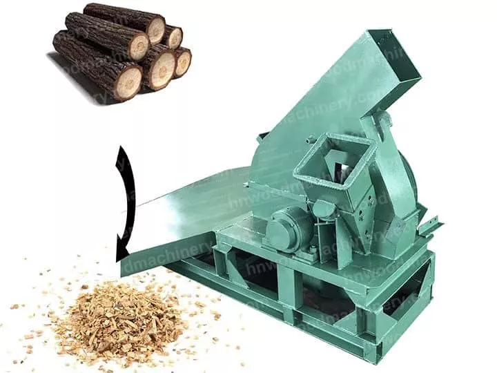 Wood Chips Making Machine Timber Chipper Shredder For Sale