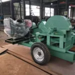 mobile type diesel wood chipper