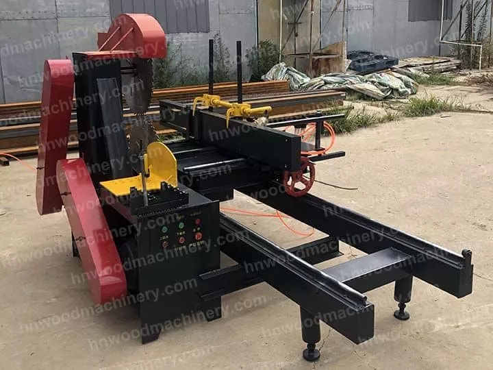 Wood saw mill machine