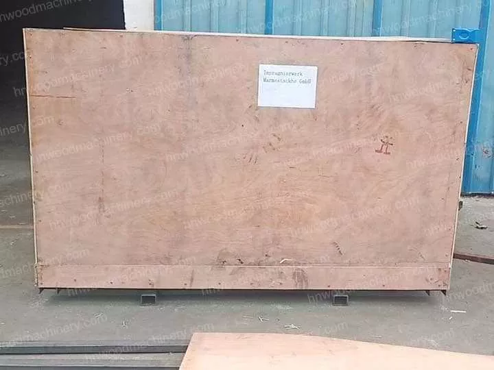 Embalaje en caja de madera