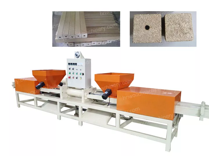 Pallet Block Making Machine Wood Sawdust Block Forming Equipment