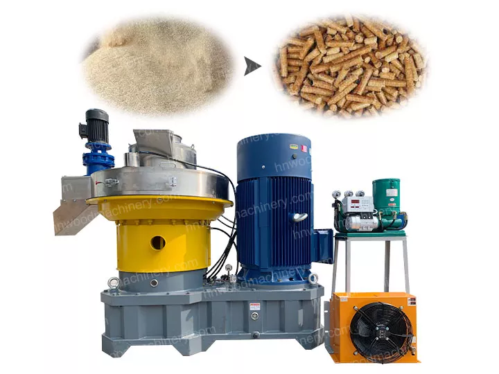 Wood pellet making machine