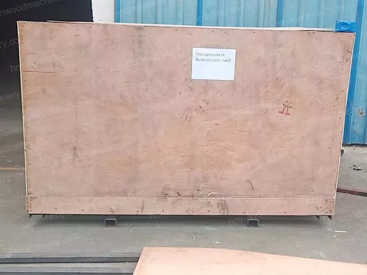 Embalaje en caja de madera del pelador de madera redonda 1