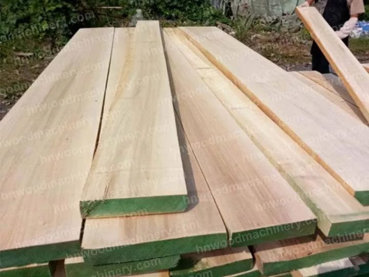 Cut timber