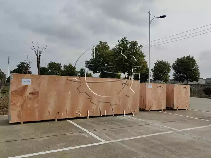 Maquinaria para la producción de paletas en bloque