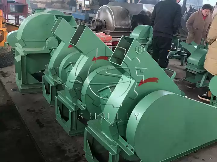 Wood chipping machines factory