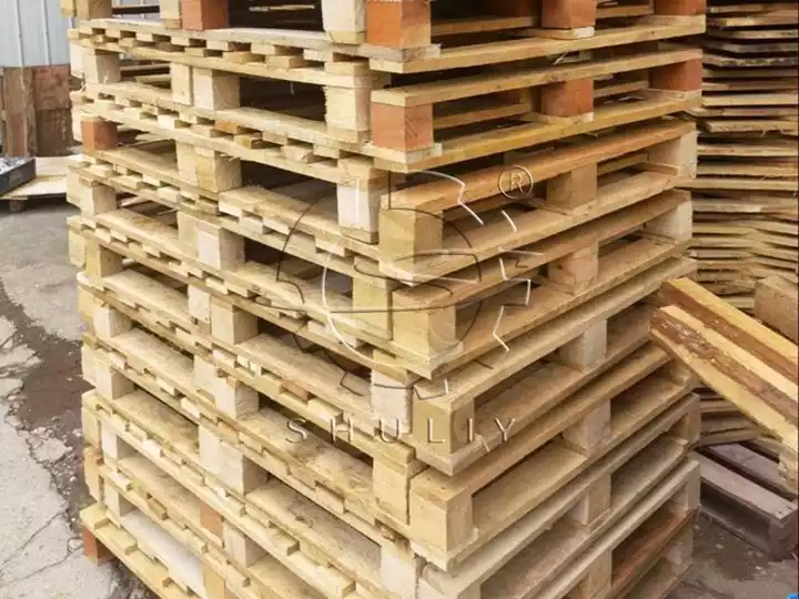 Wooden blocks for transport industry