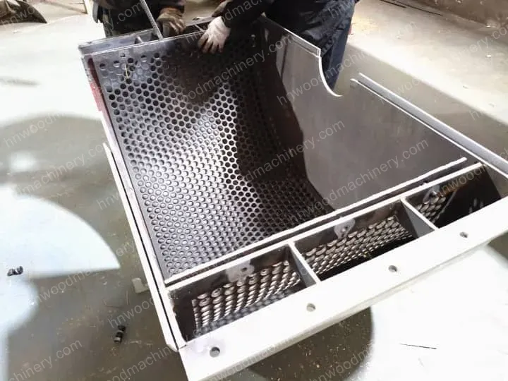 Wood Crusher For Biomass Heat: A Korean Forestry Project 3 8mm screen