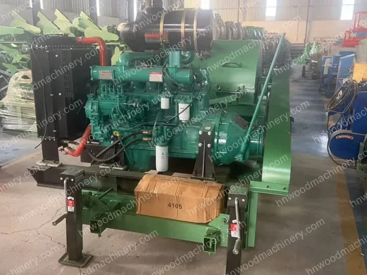 통나무 깎기 기계