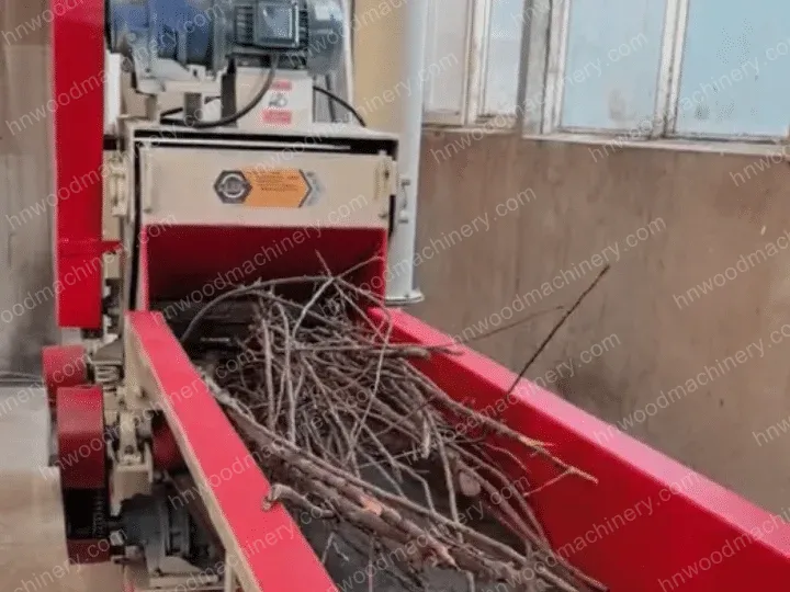 shredder processes irregular branches