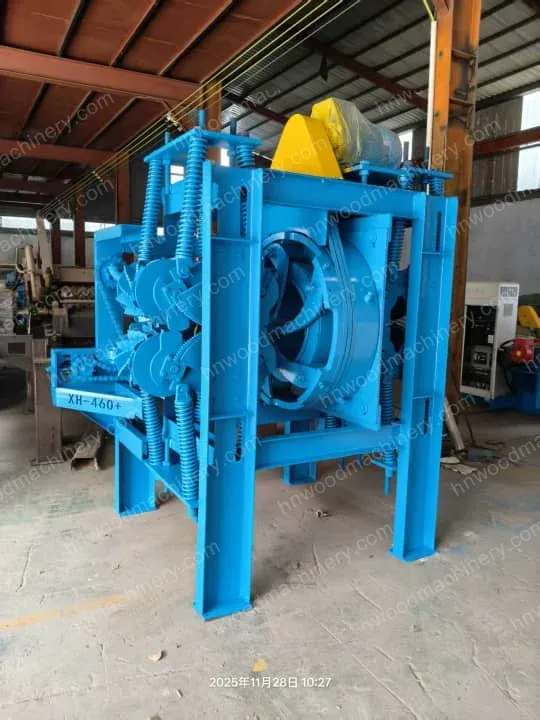 How To Debark Wood With A Wood Flaking Machine? 4 Vertical wood flaking machine