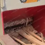 wood crusher crushing process