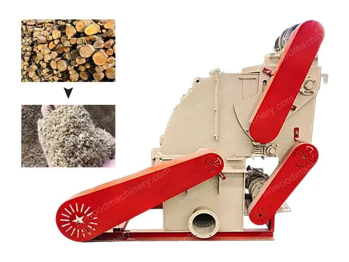 Nueva máquina de triturar madera con sistema de alimentación forzada