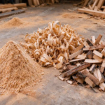 raw materials for wood briquette making